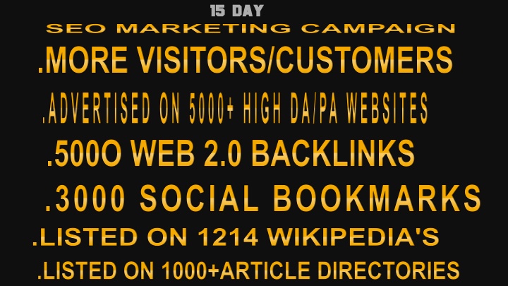 2352215 Days Seo Marketing Campaign